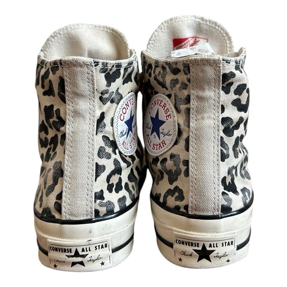Converse Chuck Taylor All Star High Top Leopard Print Sneakers Unisex 7/5 - Picture 7 of 11